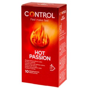CONTROL - PRESERVATIVOS HOT PASSION (EFEITO QUENTE) | 10 UNIDADE - Image 1