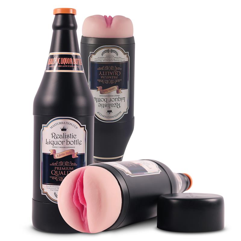 SHEQU - MASTURBADOR REALISTIC LICQUOR BOTTLE
