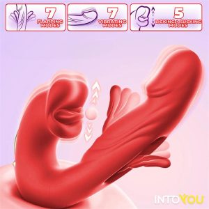 INTOYOU - VIBRADOR MOUTY (COM FUNÇÃO NIBBLE E FLIP) - Image 5