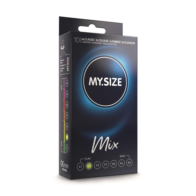 PRESERVATIVOS MY SIZE MIX 49 MM - 10 UN