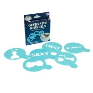 PACK DE 6 MOLDES OFFENSIVE STENCILS - Image 1
