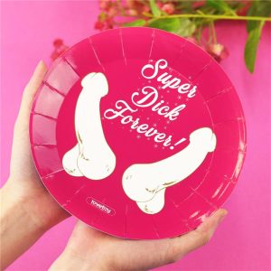 LOVETOY - PRATOS DESCARTÁVEIS COM PÉNIS | 6 UNIDADES - Image 2