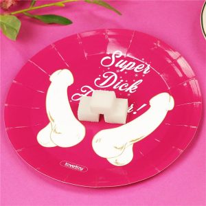 LOVETOY - PRATOS DESCARTÁVEIS COM PÉNIS | 6 UNIDADES - Image 3