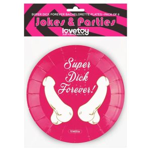 LOVETOY - PRATOS DESCARTÁVEIS COM PÉNIS | 6 UNIDADES - Image 1