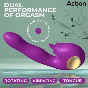 ACTION - VIBRADOR TOKA (COM OSCILAÇÃO 360º E LÍNGUA ESTIMULANTE) - Image 7