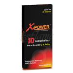 Xpower 10 Comprimidos é um suplemento alimentar natural formulado para aumentar a potência da libido e do desejo sexual por um período prolongado.