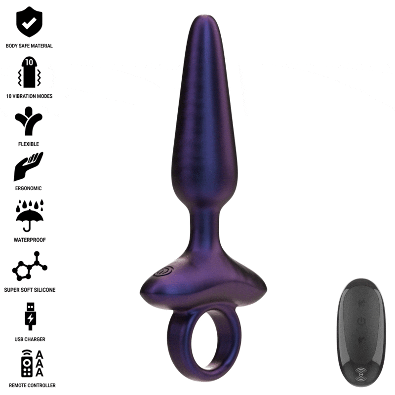 PLUG ANAL VIBRATÓRIO MARLON