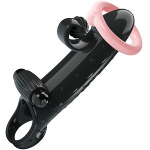 MANGA PARA PÉNIS VIBRATÓRIA ROMANCE (PRETO) - Image 5
