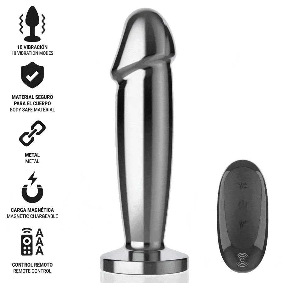 PLUG ANAL VIBRATÓRIO INTENSE | TAMANHO M