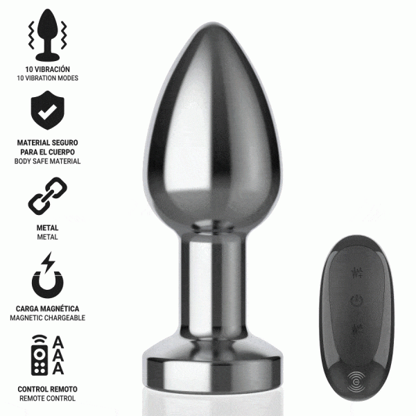 img_206489_c8b8b730e1b16d4bb6f80134d61d6f93_1 PLUG ANAL VIBRATÓRIO INTENSE | TAMANHO M