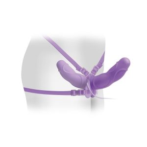 ARNÊS DUPLO VIBRATÓRIO FETISH FANTASY ELITE (LILÁS) | 11,5 CM - Image 3