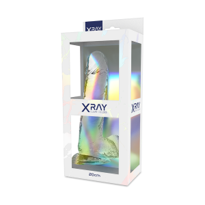 DILDO REALÍSTICO X RAY (TRANSPARENTE) | 20 CM - Image 2