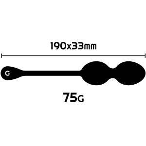 BOLAS DE KEGEL VIBRATÓRIAS NISHA (PRETO) - Image 3