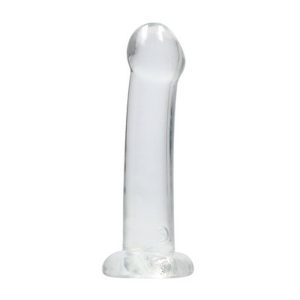 DILDO NON-REALISTIC CRYSTAL CLEAR 7 /17 CM TRANSPARENTE REALROCK - Image 7