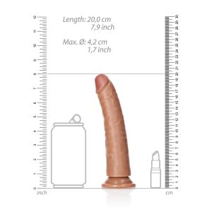 DILDO SLIM REALISTIC 7 /18 CM REALROCK - Image 6