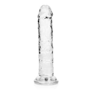 DILDO STRAIGHT REALISTIC CRYSTAL CLEAR 6 /14,5 CM TRANSPARENTE REALROCK - Image 7
