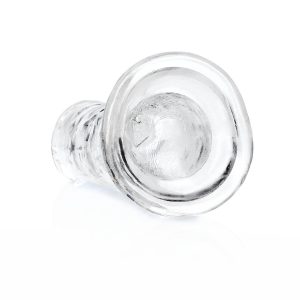 DILDO STRAIGHT REALISTIC CRYSTAL CLEAR 6 /14,5 CM TRANSPARENTE REALROCK - Image 5