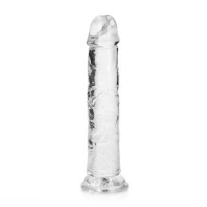 DILDO STRAIGHT REALISTIC CRYSTAL CLEAR 7 /18 CM TRANSPARENTE REALROCK - Image 3