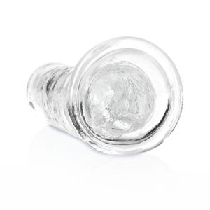 DILDO STRAIGHT REALISTIC CRYSTAL CLEAR 7 /18 CM TRANSPARENTE REALROCK - Image 5