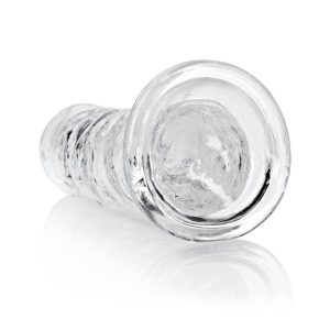 DILDO STRAIGHT REALISTIC CRYSTAL CLEAR 8 /20 CM TRANSPARENTE REALROCK - Image 5