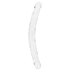 DILDO DUPLO CRYSTAL CLEAR REALISTIC DONG 18 /45 CM TRANSPARENTE REALROCK - Image 7