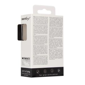 PLUG ANAL SLIM BEGINNER PRETO SHOTS TOYS - Image 3