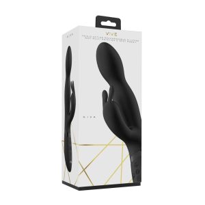 VIBRADOR NIVA ROTATING RABBIT PRETO VIVE - Image 1