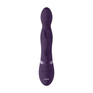 VIBRADOR NIVA ROTATING RABBIT ROXO VIVE - Image 5