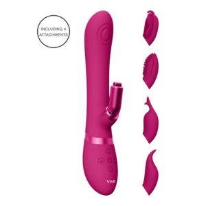 VIBRADOR ETSU PULSE WAVE G-SPOT RABBIT ROSA VIVE - Image 7