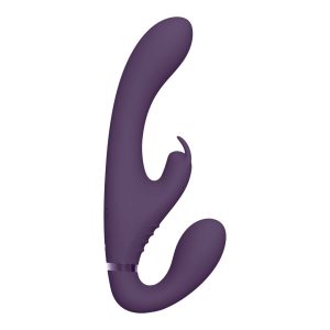 STRAP-ON SEM ARNÊS SUKI VIBRATING RABBIT ROXO VIVE - Image 4