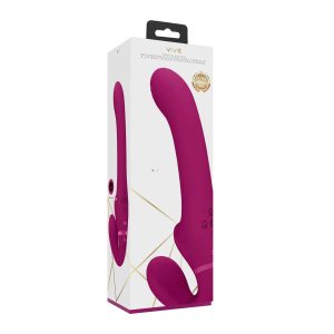STRAP-ON SEM ARNÊS AI DUAL VIBRATING AIR WAVE TICKLER VIVE - Image 2