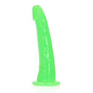 DILDO SLIM REALISTIC DILDO GLOW IN THE DARK 6'' / 15,5 CM REALROCK - Image 4