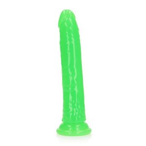 DILDO SLIM REALISTIC DILDO GLOW IN THE DARK 9'' / 22,5 CM REALROCK - Image 7