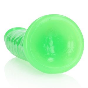 DILDO SLIM REALISTIC DILDO GLOW IN THE DARK 9'' / 22,5 CM REALROCK - Image 5