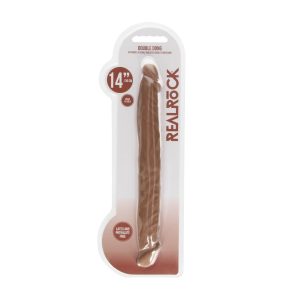 DILDO DUPLO TAN 14 / 36 CM REALROCK - Image 1