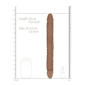DILDO DUPLO TAN 14 / 36 CM REALROCK - Image 6