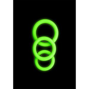 CONJUNTO DE 3 ANÉIS PARA O PÉNIS GLOW IN THE DARK OUCH! - Image 6