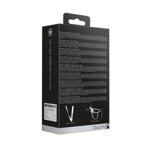 ARNÊS AJUSTÁVEL OUCH! COM DILDOS (PRETO) - Image 3