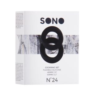 CONJUNTO DE 2 ANÉIS PARA O PÉNIS OUCH! - Image 1