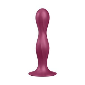 DILDO CINÉTICO DOUBLE BALL-R  WEIGHTED DILDO VERMELHO SATISFYER - Image 2