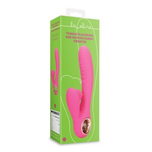 VIBRADOR RABBIT COM LAMBIDA E AQUECIMENTO EXUBERANT PINK LOVELINE - Image 1