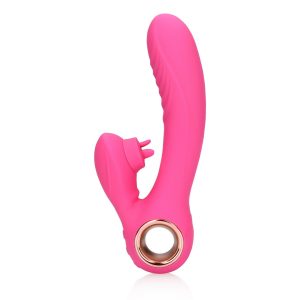 VIBRADOR RABBIT COM LAMBIDA E AQUECIMENTO EXUBERANT PINK LOVELINE - Image 6
