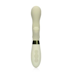 VIBRADOR RABBIT DE SILICONE MISTY GREEN LOVELINE - Image 5