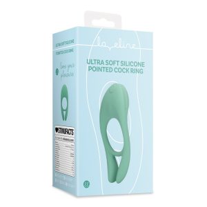 ANEL PARA O PÉNIS ULTRA SOFT SILICONE POINTED BLUE GRASS LOVELINE - Image 2