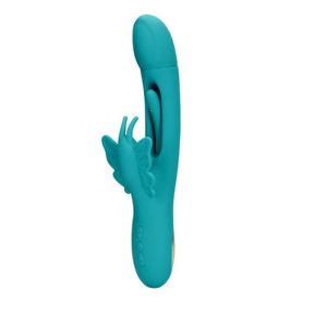 VIBRADOR BUTTERFLY FLAPPING G-SPOT PEACOCK BLUE LOVELINE - Image 7