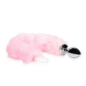 PLUG ANAL COM CAUDA DE RAPOSA ROSA LUMINOSA OUCH! - Image 7