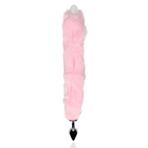 PLUG ANAL COM CAUDA DE RAPOSA ROSA LUMINOSA OUCH! - Image 6