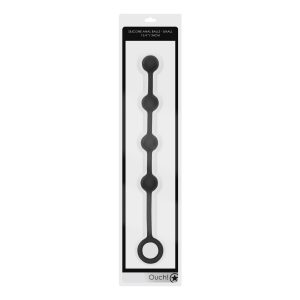 BOLAS ANAIS EM SILICONE SMALL OUCH! PRETAS - Image 1