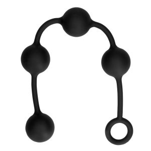 BOLAS ANAIS EM SILICONE LARGE OUCH! PRETAS - Image 4