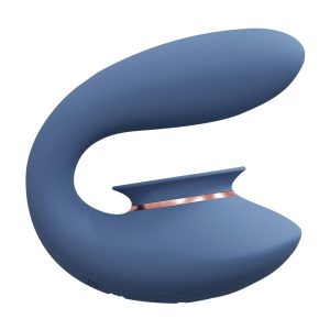 TWITCH 3 VIBRADOR RECARREGÁVEL E SUCÇÃO AZUL/CINZA INNOVATION - Image 4